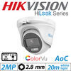 HiLook By Hikvision 2MP HIKVISION HILOOK DOME OUTDOOR COLORVU CAMERA 2.8MM AOC WHITE (2.8MM) Image