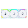 Lian Li UNI SL WIRELESS RGB 120mm Reverse Flow Fan Triple Pack - White Image