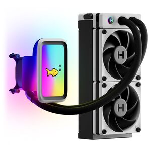 HYTE Hyte THICC Q60 240mm LCD Liquid CPU Cooler White/Black