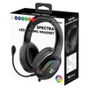 Subsonic Spectra LED Gaming Headset With Microphone Xbox Series X/S, PC & PS5 - Black Image