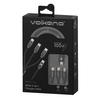 Volkano Weave Series 100W 3-in-1 Type-C Charging Cable - 1.2m Image