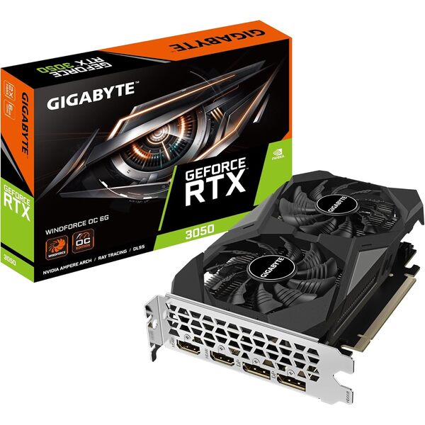 Gigabyte NVIDIA GeForce RTX 3050 6GB Windforce Ampere Graphics Card