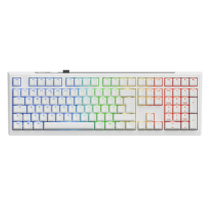 Ducky Ducky One X (White) 100% Wireless Ducky Linear Inductive Switch RGB Gaming Keyboard - UK Layout