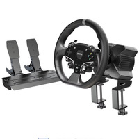 MOZA MOZA R3 Racing Simulator Bundle - R3 Base, ES Wheel, SR-P Lite Two Pedals, Table clamp - FOR PC ONLY