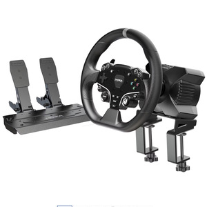 MOZA MOZA R3 Racing Simulator Bundle - R3 Base, ES Wheel, SR-P Lite Two Pedals, Table clamp - FOR PC ONLY
