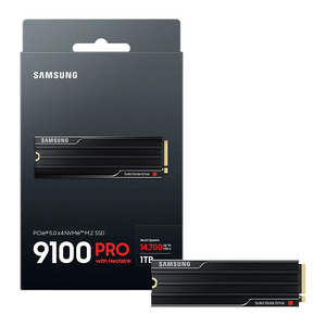 Samsung Samsung 9100 PRO 1TB PCIe 5.0 M.2 SSD / Solid State Drive with Heatsink (MAXIMUM 1 PER CUSTOMER)