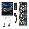 Lian Li UNI SL WIRELESS RGB 120mm Reverse Flow Fan Triple Pack - Black Image