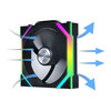 Lian Li UNI SL WIRELESS RGB 120mm Fan - Black Image