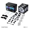 Phanteks  Phanteks D30 Reverse Airflow 140mm DRGB PWM Triple Fan Pack - Image