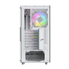 Montech XR WOOD White Mid Tower PC Case with 4x ARGB Fans Image