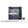 Montech XR WOOD White Mid Tower PC Case with 4x ARGB Fans Image