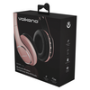 Volkano Phonic Bluetooth Headphones - Built In FM Radio & Micro SD Card Reader - Rose Image