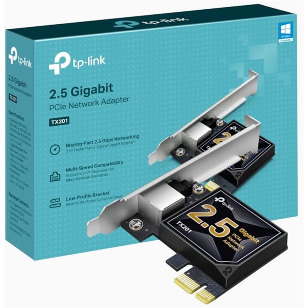 TP-LINK TX201 2.5 Gigabit PCIe Network Adapter