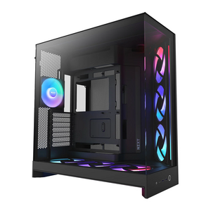 NZXT NZXT H9 Air Flow (2025) Large Dual-Chamber Black RGB+ Mid Tower Case