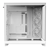 NZXT H9 Flow (2025) Tempered Glass Dual Chamber Mid Tower with 3 F140Q Fans White Image