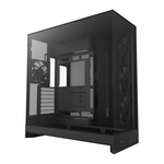 NZXT H9 Flow (2025) Tempered Glass Dual Chamber Mid Tower with 3 F140Q Black Fans
