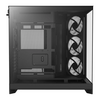 NZXT H9 Flow (2025) Tempered Glass Dual Chamber Mid Tower with 3 F140Q Black Fans Image