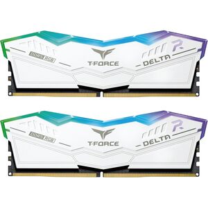Team Group Team T-Force Delta RGB 32GB White Kit, DDR5, 6000MHz, CL30, AMD EXPO / XMP - 1x DDR5 PURCHASE PER CUSTOMER MAXIMUM DUE TO SHORTAGES