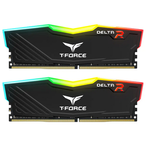 Team Group Team T-Force Delta RGB 32GB Kit (2 x 16GB), DDR4, 3200MHz (PC4-25600), CL16, XMP 2.0, DIMM Memory, Black
