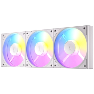 ANTEC Antec Connect 120 ARGB 3-Pack White 120mm PWM triple Fans with Daisy Chain Design and Vibration-Absorbing Pads