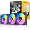 ANTEC Connect 120 ARGB 3-Pack 120mm PWM triple Fans with Daisy Chain Design and Vibration-Absorbing Pads Image