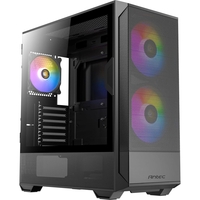 ANTEC ANTEC NX416L Case, Gaming, Black, Mid Tower, 1 x USB 3.0 / 2 x USB Type-C, Tempered Glass Side Window Panel