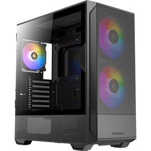 ANTEC ANTEC NX416L Case, Gaming, Black, Mid Tower, 1 x USB 3.0 / 2 x USB Type-C, Tempered Glass Side Window Panel