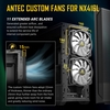 ANTEC NX416L Case, Gaming, Black, Mid Tower, 1 x USB 3.0 / 2 x USB Type-C, Tempered Glass Side Window Panel Image