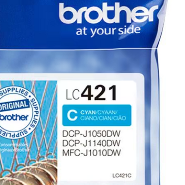 Brother 421 Original Ink Cartridge Cyan