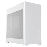 GameMax GameMax Meshbox White Gaming Cube ATX Modular Gaming PC Case Dual Mesh Side Panels USB3.0 - Type C