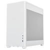 GameMax Meshbox White Gaming Cube ATX Modular Gaming PC Case Dual Mesh Side Panels USB3.0 - Type C Image