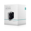 Deepcool AG300 Fan CPU Cooler, Universal Socket, PWM Cooling, 3050RPM, 3 Heat Pipes, 150W TDP Image
