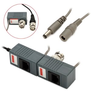 Falcon Value Falcon Value CCTV BNC BALUN to RJ45 - PAIR BLISTER PACK