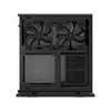 Fractal Designs Fractal Design Ridge (Black) SFF Console-Type Case, Mini ITX, Requires SFX/SFX-L PSU, 2 Fans, PCIe 4.0 Riser Card, USB-C, Horizontal/Vertical Orientation Image