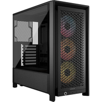 Corsair FRAME 4000D RS Black ARGB Tempered Glass Modular Mid Tower ATX PC Case