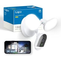 TP-LINK TP-LINK (Tapo C720) Wireless 2K QHD Smart Floodlight Outdoor Security Camera, Motion-Activated Floodlight, AI Detection, Custom Alarms, IP65