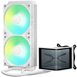 TRYX TRYX PANORAMA SE 240mm AIO Liquid Cooler ARGB White - BLACK FRIDAY SPECIAL OFFER