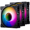 Phanteks M25 Gen2 120mm Reversed Airflow DRGB PWM Triple Fan Pack - Black Image