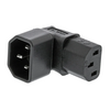 NEDIS Cable Adapter Plug  IEC-320-C13 - IEC-320-C14  - Angled 90° Image