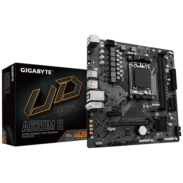 Gigabyte A620M H AMD Ryzen DDR5 Micro ATX Motherboard - Socket AM5
