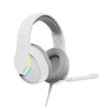 MARVO Scorpion White Tactic 40 USB 2.0 Wired Gaming RGB Headset Image