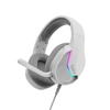 MARVO Scorpion White Tactic 40 USB 2.0 Wired Gaming RGB Headset Image
