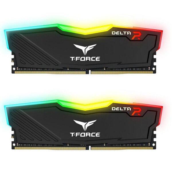 Team Group 32GB (2x16GB) DDR4 3600MHZ CL18 Team T-Force Delta RGB RAM