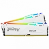 Kingston Fury Beast RGB White 32GB (16GB x2) DDR5 6000MHz DIMM RGB - Maximum 1 Per Customer - Special Offer Image