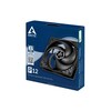 Arctic Cooling ARCTIC P12 Silent Pressure Optimised 120mm Case Fan, Black, Fluid Dynamic, 1050 RPM Image