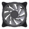 VIDA Infinity01 Reverse Blade 120mm ARGB Dual Ring PWM Case Fan, Hydraulic Bearing, Infinity Mirror Effect, 500-1500 RPM, Black Image