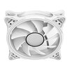 VIDA Infinity01 White 120mm ARGB Dual Ring PWM Case Fan, Hydraulic Bearing, Infinity Mirror Effect, 500-1500 RPM, White Image