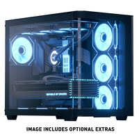 Aerocool Aerocool P500C Mid Tower Case - Black with Curved Glass Panel