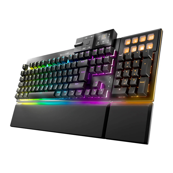 Be Quiet  Dark Mount Fullsize ISO UK Silent Tactile Mechanical Keyboard