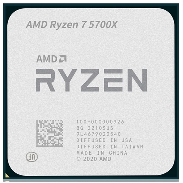 AMD 100-000000926 Ryzen 7 5700X Processor 8 Core,  OEM -  Only Sold With a Falcon PC or Motherboard Bundle